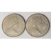 GREAT BRITAIN UK 1981 . CROWNS and 1977 JUBILEE MEDAL 